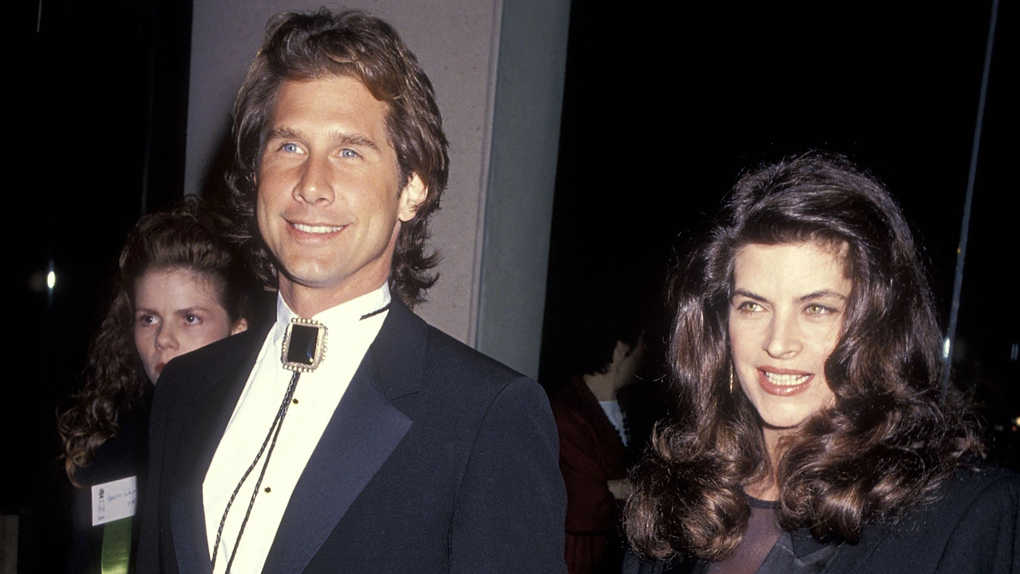 Parker Stevenson and Kirstie Alley attend the 48th Annual Golden Globe Awards. Source: Getty Images