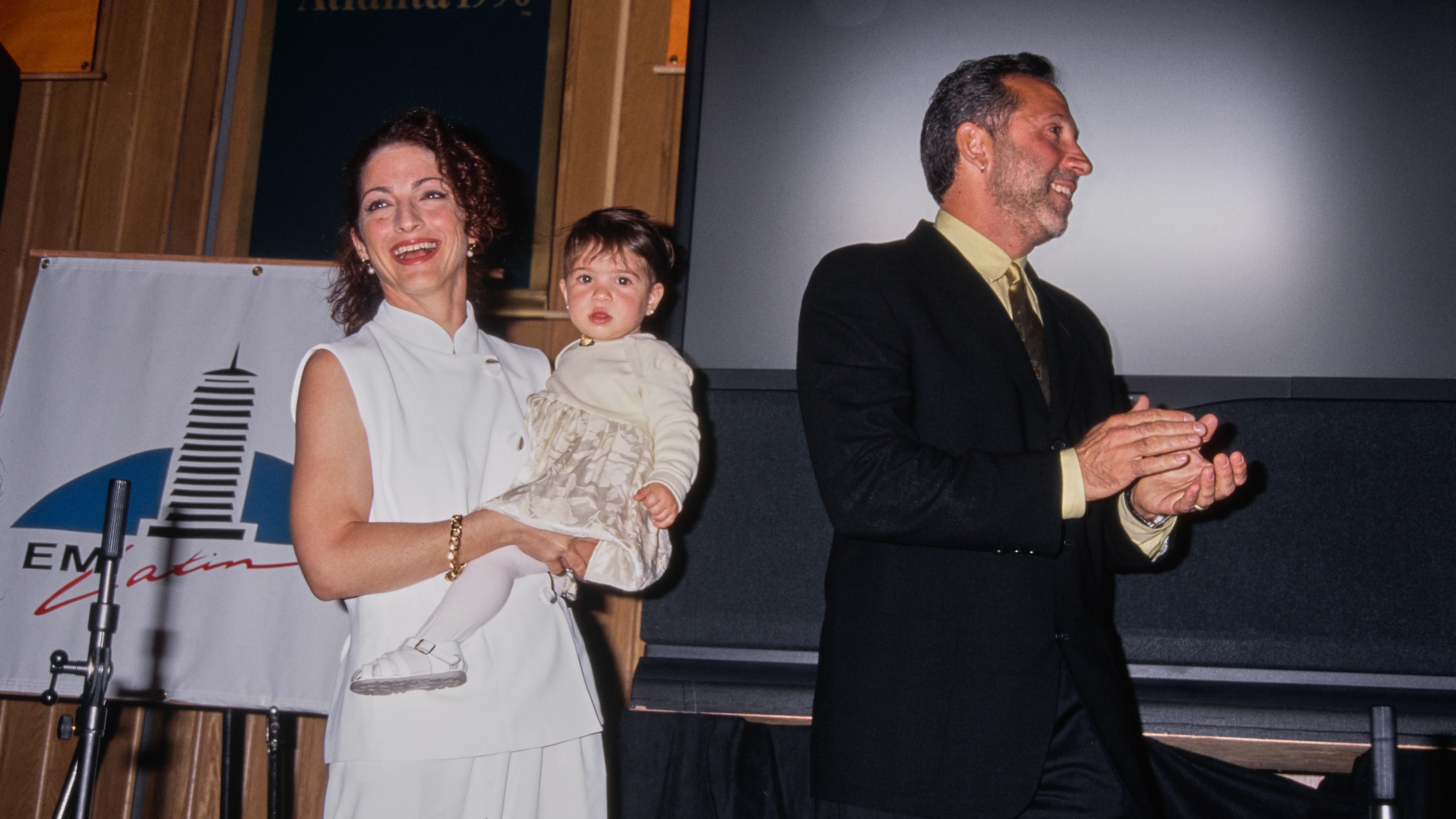 Gloria and Emilio Stefan with their daughter, Emily Estefan. Source: Getty Images